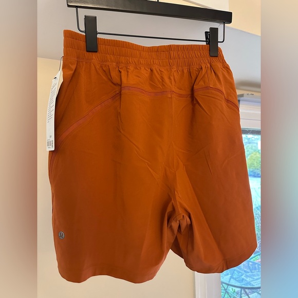 Burnt orange lululemon pace breaker 7” large shorts - Picture 3 of 3